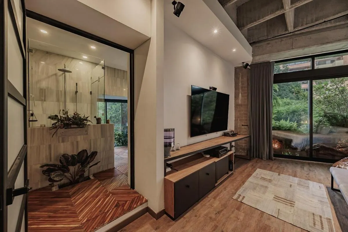 公寓 麦德林Designer Loft, Unique Location, Provenza, Lleras公寓 哥伦比亚